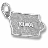 Iowa charm in Sterling Silver hide-image