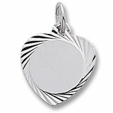 Heart charm in Sterling Silver hide-image