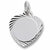 Heart charm in Sterling Silver hide-image