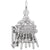 Thomas Point Lighthouse, Md Charm In Sterling Silver