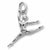 Ballet Dancer charm in 14K White Gold hide-image