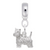 West Highland Terrier Charm Dangle Bead In Sterling Silver