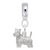 West Highland Terrier charm dangle bead in Sterling Silver hide-image