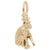 Monkey Charm in Yellow Gold Plated