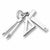 Draftsman Tools charm in 14K White Gold hide-image
