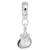 Castanet charm dangle bead in Sterling Silver hide-image