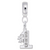 #1 Grad charm dangle bead in Sterling Silver hide-image