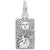 Tarot Card Charm In Sterling Silver