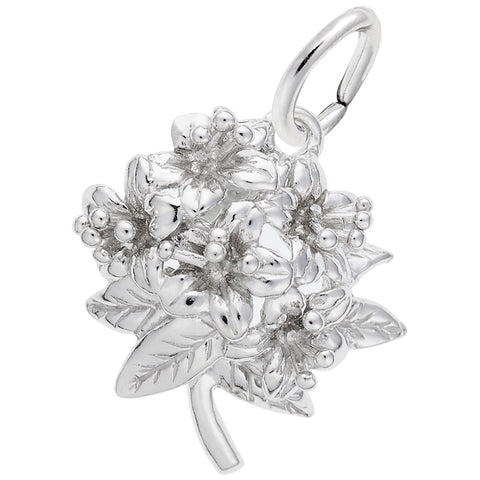 Azalea Charm In Sterling Silver