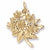 Azalea charm in Yellow Gold Plated hide-image
