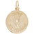 Holy Communion Charm In Yellow Gold