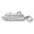 Cruise Ship charm in Sterling Silver hide-image