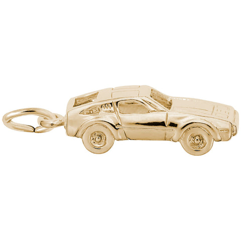 Car Charm In Yellow Gold