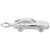 Car Charm In Sterling Silver