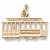 San Fran Cablecar Charm in 10k Yellow Gold hide-image