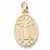 Myrtle Beach Golf Bag Charm in 10k Yellow Gold hide-image