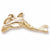 Whale charm in Yellow Gold Plated hide-image