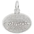 Alcatraz Charm In Sterling Silver