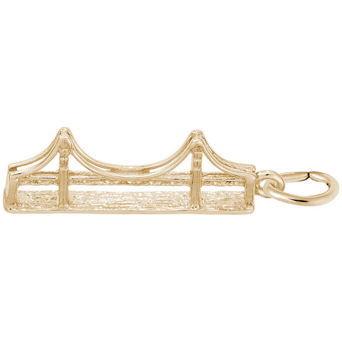 Golden Gate Bridge Charm in Yellow Gold Plated