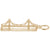 Golden Gate Bridge Charm in Yellow Gold Plated