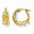 14k Yellow Gold Polished Hinged Hoop Earrings