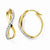 14k Yellow Gold Swarovski Earrings