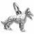 German Shepherd charm in Sterling Silver hide-image