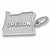 Oregon charm in Sterling Silver hide-image