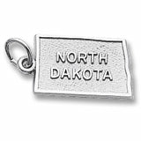 North Dakota charm in Sterling Silver hide-image