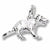 Tasmanian Devil charm in 14K White Gold hide-image