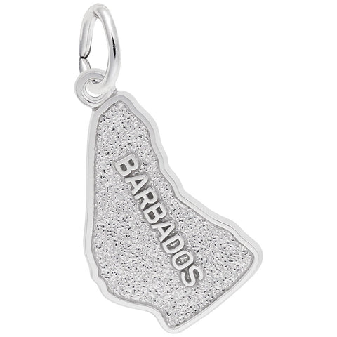 Barbados Charm In 14K White Gold