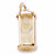 Hourglass charm in Yellow Gold Plated hide-image