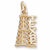 Texas Oil Rig Charm in 10k Yellow Gold hide-image