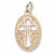 Filigree Cross Charm in 10k Yellow Gold hide-image