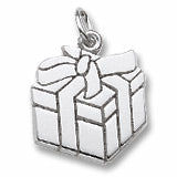 Gift Box charm in Sterling Silver hide-image