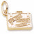 Suitcase Charm in 10k Yellow Gold hide-image