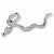 Snake charm in Sterling Silver hide-image