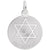 Bar Mitzvah Charm In 14K White Gold