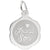 Grandson Charm In 14K White Gold