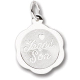 Grandson charm in Sterling Silver hide-image