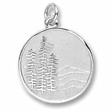Mountain Scene charm in Sterling Silver hide-image