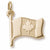 Canadian Flag charm in Yellow Gold Plated hide-image