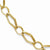 14K Yellow Gold Textured Fancy Link Bracelet