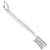 Toothbrush Charm In Sterling Silver