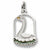 Geese A Laying charm in Sterling Silver hide-image