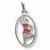 Ladies Dancing charm in Sterling Silver hide-image