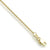 14K Yellow Gold Semi-Solid Twist Curb Chain