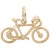 Bicycle Charm in Yellow Gold Plated