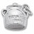 Boston Baked Beans charm in 14K White Gold hide-image