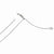 14K White Gold Adjustable Ustable Curb Chain